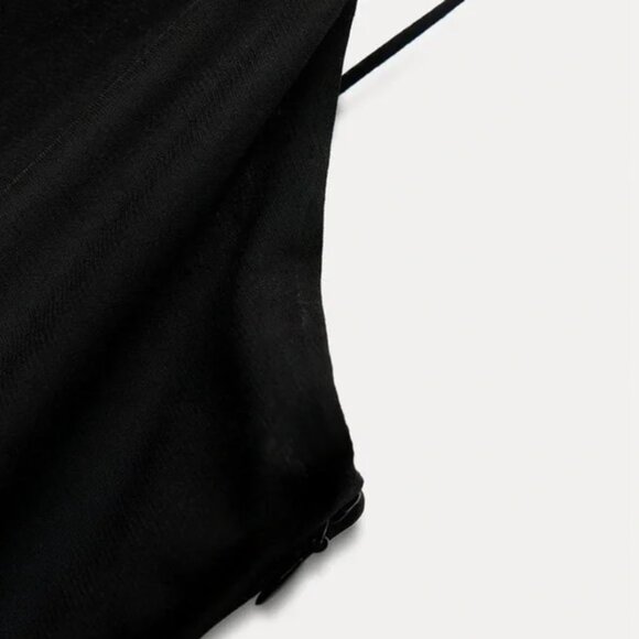 Zara ZW Collection Long Contrast Dress S - Picture 11 of 11